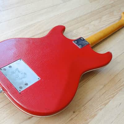 1964 Hofner 173 Vintage Electric Guitar Red Croc Selmer Super 3 w/ 510 Pickups image 8