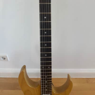 Ibanez RRG6 Custom Made Natural Ash Reverse Headstock Spot Model 1994 FujiGen Japan RG670 image 4