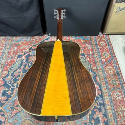 *VIDEO* TF Morris D-41 Style Dreadnought Model W-50 Solid Top - 1980's image 7