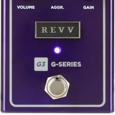 Revv G3 V2 Distortion Guitar Pedal - Purple image 2