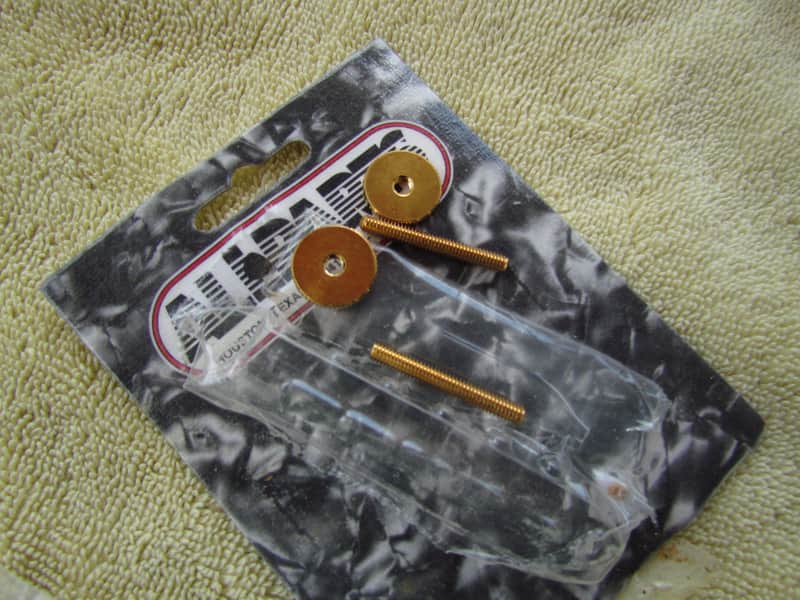 Allparts Gold Thumbwheels And Posts For Gotoh Tunematic Bridge Near Mint Gold Thumbwheels & Posts image 1