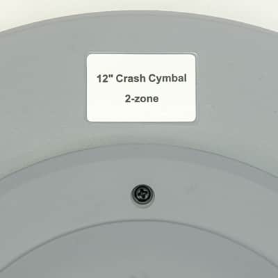 KAT Percussion KT2EP2 12" Dual-Zone Cymbal Pad – Grey – w/ TRS Cable & Wing Nut image 5