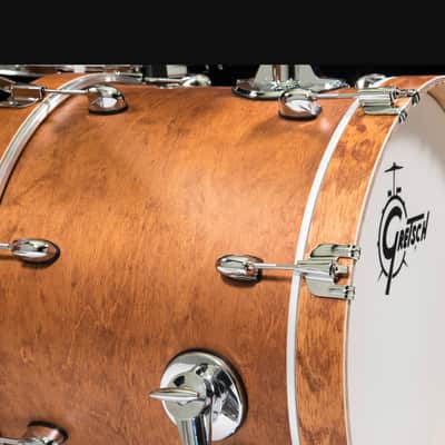 Gretsch Catalina Club 4 Piece Shell Pack (18/12/14/14SN) Satin Walnut Glaze image 3
