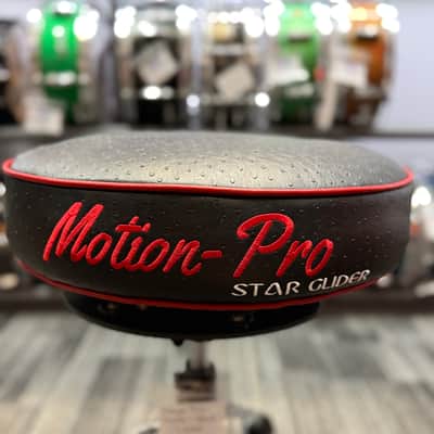 Motion Pro Drum Throne 2025 - Red Leather image 1