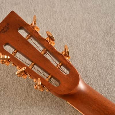 Hozen O 12 Fret Parlor Gold Top Adirondack Indian Rosewood Slotted Headstock #2210-1705 image 11