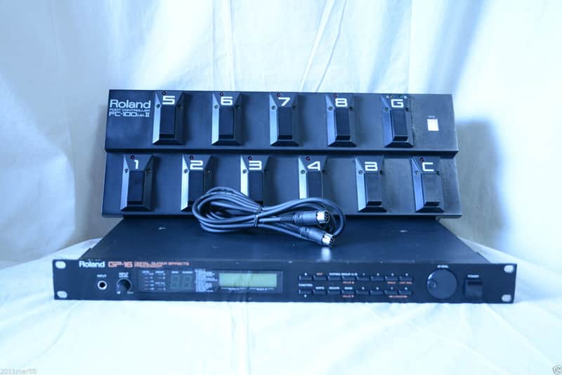 Roland GP-16 デジタルギターエフェクトプロセッサー フルセット 中古 Roland GP-16 Digital Guitar Multi Effects Processor | eBay