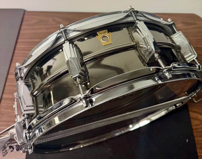 Ludwig Black Beauty 5x14 Super Sensitive Snare Drum - Black Nickel over Brass image 1