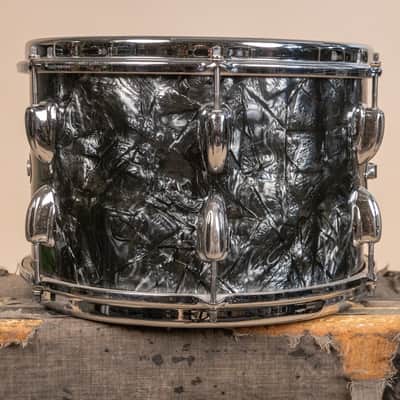 1966 Slingerland Modern Solo Outfit No. 2R Black Diamond Pearl Drum Set image 7