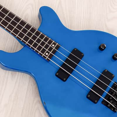 1990s Edwards by ESP Luna Sea J Signature E-J-78TV Aqua Blue w/ Case, Japan image 7