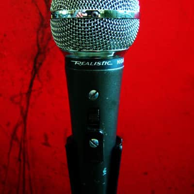 Vintage 1980's Realistic Highball / Shure SM58 Handheld Cardioid Dynamic Microphone Low Z w accessories # 2 image 8