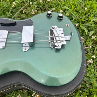 Vintage 1965 Gibson EB-0 Original Pelham Blue Finish w/ OHSC image 4