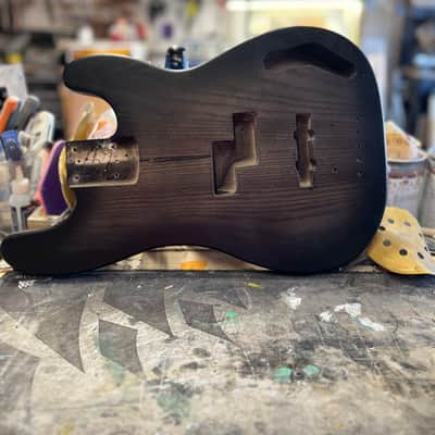Madlad Instruments Finished PJ Precision Bass PBass Body - Quiet Graveyard (sourced and made with pride in north Texas) - Matte Poly Finish image 3