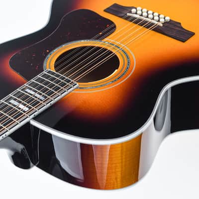 Guild F512E Maple Antique Burst USA image 10