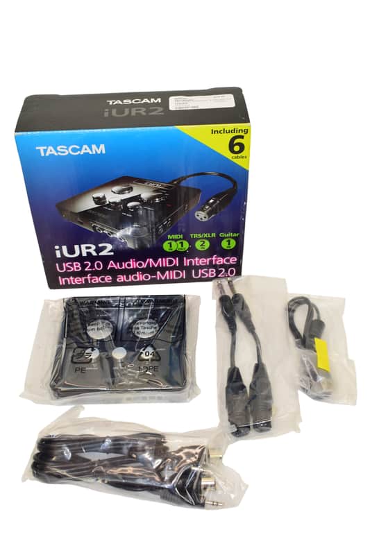 Tascam iUR2 USB 2.0 MIDI Audio Interface image 1