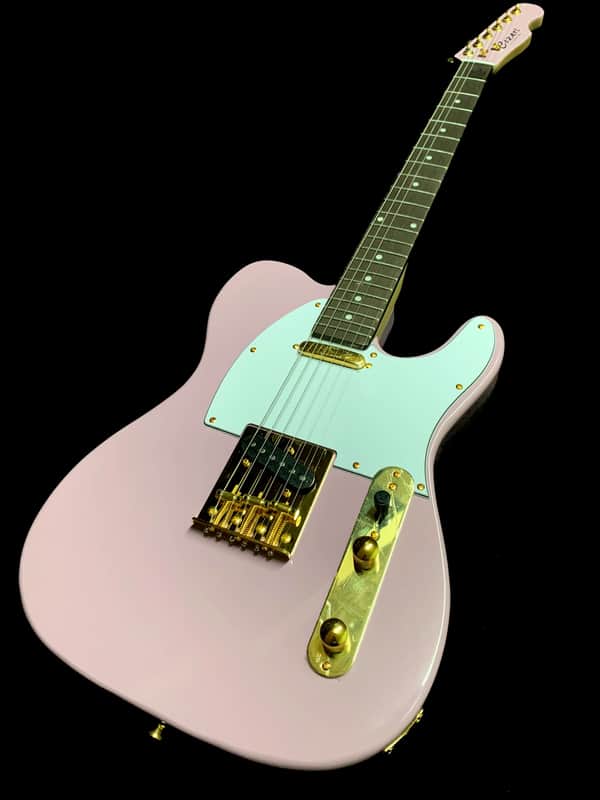 NEW Machine Gun Kelly-style PURPLE LAVENDER Tele-Style + CASE image 1