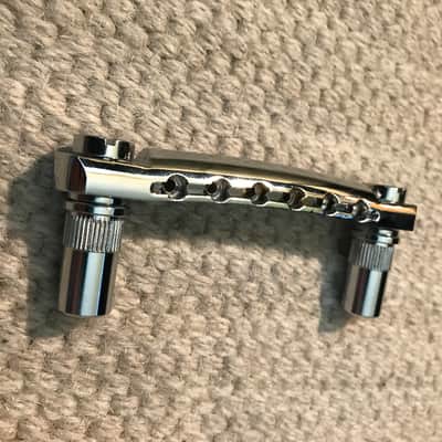 Graph Tech Resomax NV Bridge (4mm) & Tailpiece (M8) - Chrome image 11