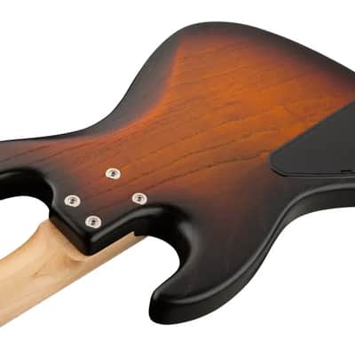 Sadowsky MetroLine 21-Fret Vintage J/J Bass-Swamp Ash Body-4 String-Almond Sunburst Transparent Satin image 6