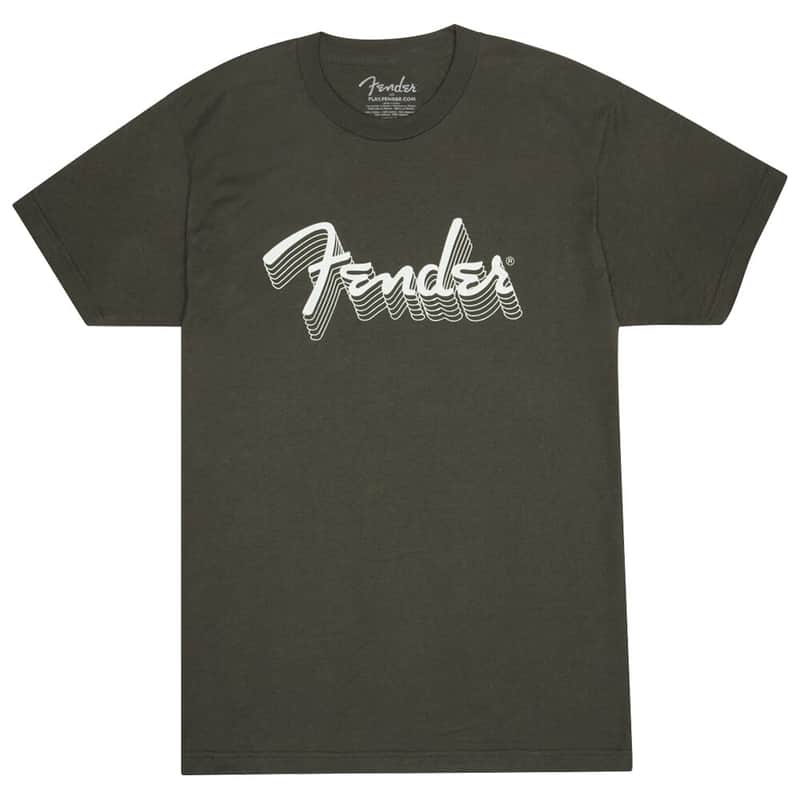 Fender Reflective Ink Logo T-Shirt - Extra Large image 1
