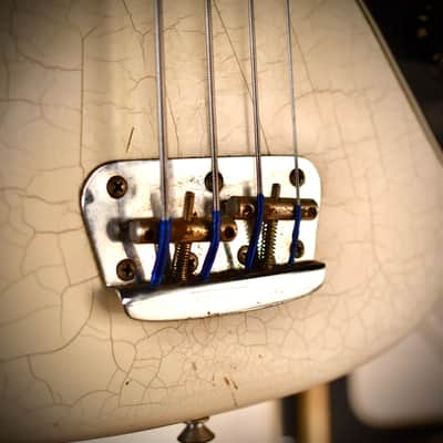 Fender Musicmaster Bass White Refinish 1978 image 19