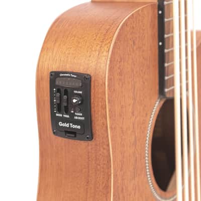 Gold Tone M-Bass 23-Inch Scale 4-String Acoustic-Electric MicroBass w/Hard Case image 10
