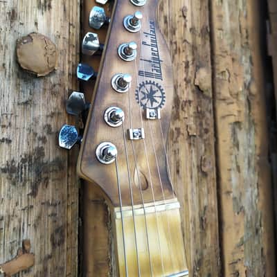 American Vintage Old Wood Engraved Pickguard image 7