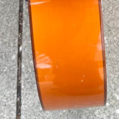 Early Augustino Flamenco Guitar with Pegs w/HSC image 3