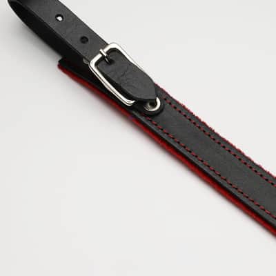 Tarazco Red/Black Red Studded Accordion Shoulder Straps - Premium Comfort and Style image 4