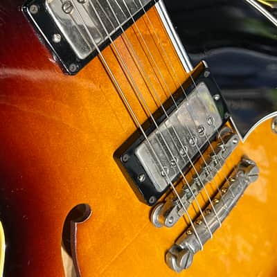 Vintage 1961 Gibson ES-335 Semi-Hollow in Sunburst with Original Lifton Case image 12