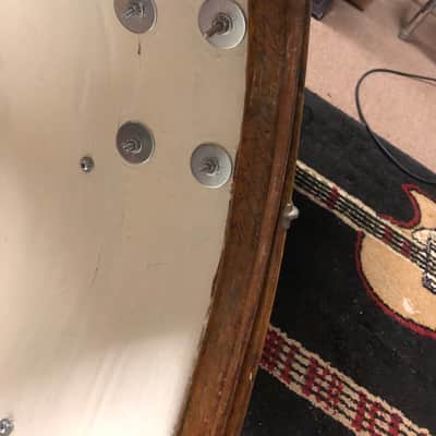 Ludwig&Ludwig 26" Single Tension Marching Bass Drum 1920's - Walnut image 8