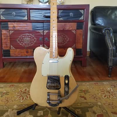 1977 Greco Telecaster modified with Bigsby and Seymour Duncan image 2