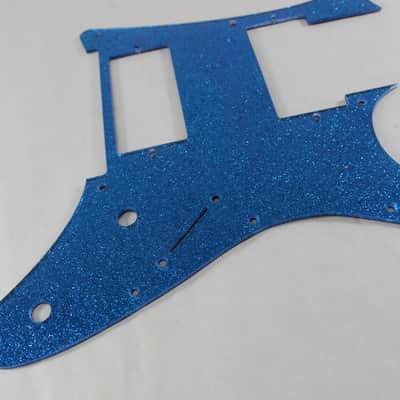 Blue Glitter Sparkle HXH HH Pickguard fits Ibanez(TM) RG550 Jem  RG image 2