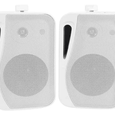 Rockville Rock Zone 8 Ch. Receiver+16) White 4" Wall Speakers For Restaurant/Bar image 11