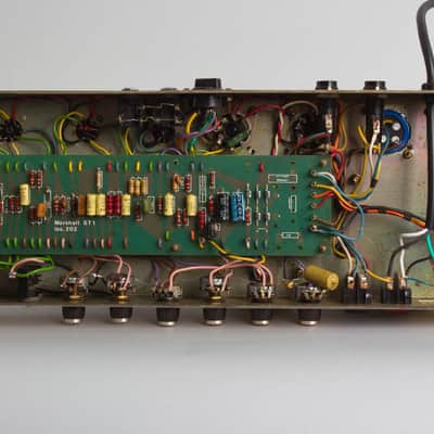Marshall  JMP Model 1987/2187 Lead MKII 50 Watt Tube Full Stack Amplifier (1977), ser. #03535J. image 8