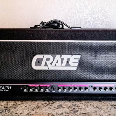Crate Stealth GT-50H all tube head 1990's Black image 1