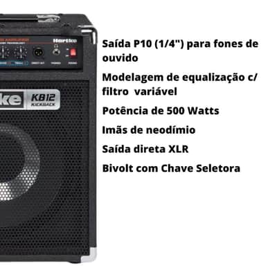 Hartke HMKB12 Kickback Bass Combo Amplifier, 1x12" image 4