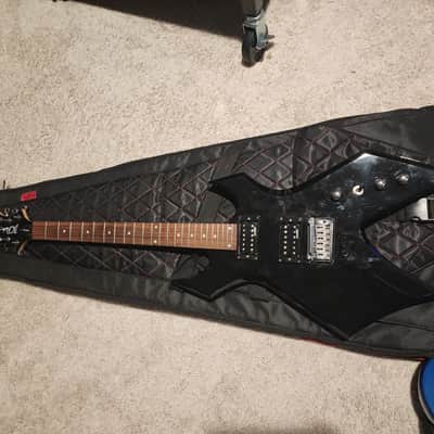 BC Rich Warlock Platinum series Black Guitar B.C. Made in Korea Widow Headstock image 6