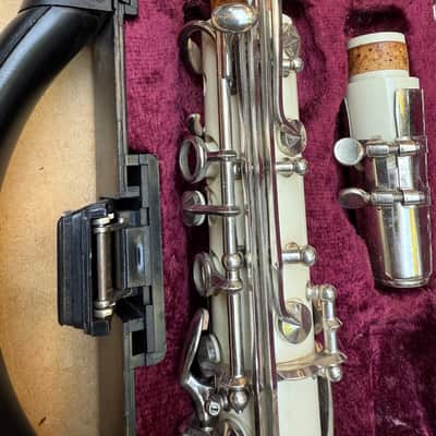 Buffet Crampon Paris klarinet clarinet B12 from the 90's White / Ivory Ultra Rare image 17
