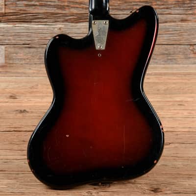 Silvertone Coral Bass Sunburst 1960s image 3