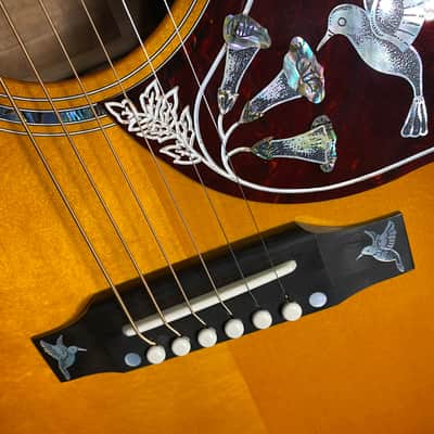NEW! Gibson Hummingbird Custom Koa - Dealer Select - Autumnburst - Authorized Dealer - Custom Shop - 4.85 lbs - G07194 image 4