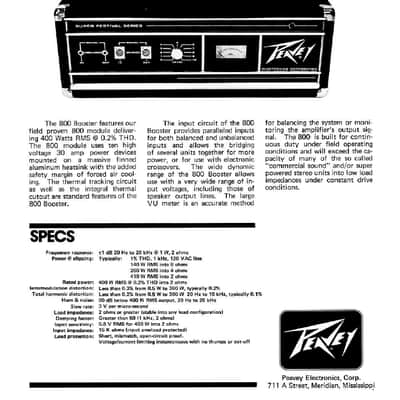 Peavey Super Festival Series 800 Booster image 10