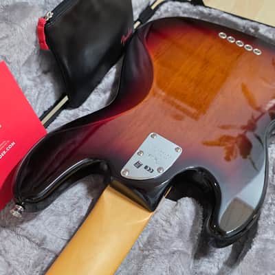 Fender American Professional II Jazz V BRAND NEW 75th Anniversary Sunburst USA 2021 NOS Pro 5 String image 12