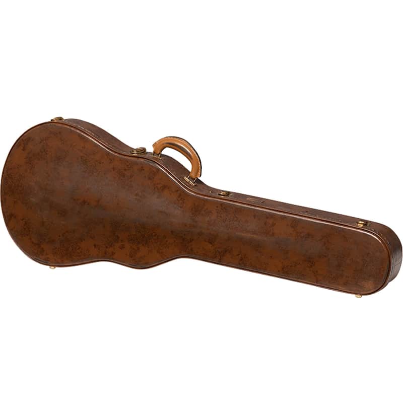 Gibson Lifton Historic 5-Latch Brown and Pink Les Paul Hardshell Case Aged image 1