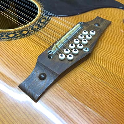 🎸 EKO RANGER 12 ELECTRA / 1974 / natural / acoustic guitar / vintage & rare image 14