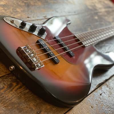 LEFTY! Fender '62 Jazz Bass Left handed 1991 Three Tone Sunburst MIJ K-Serial Japan Fujigen image 4
