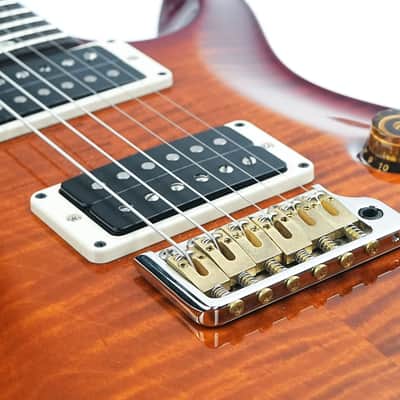 PRS Custom 24 Piezo Dark Cherry Sunburst 2023 image 7