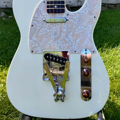 Fender Telecaster Baritone Tenor Conversion 2020s - White image 1