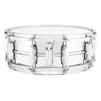 Ludwig Chrome Over Brass 5x14 "Super Ludwig" Snare Drum | LB400B | NEW | Authorized Dealer image 2