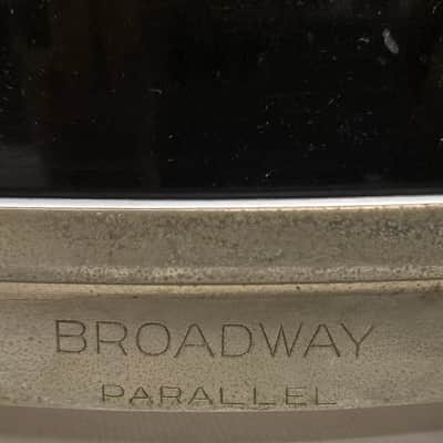 Vintage Leedy Broadway Parallel 6.5 x 14" Snare Drum Duco Finish Original VG image 12