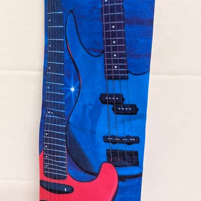 *vintage 1994* Ralph Marlin NECKTIE (80's Hard Rock/Metal) Guitar & Bass Graphic MADE IN USA! image 3