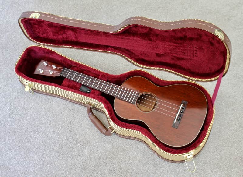 1950's Martin Tenor Ukulele Style-1T W / Crossrock Tweed Case image 1